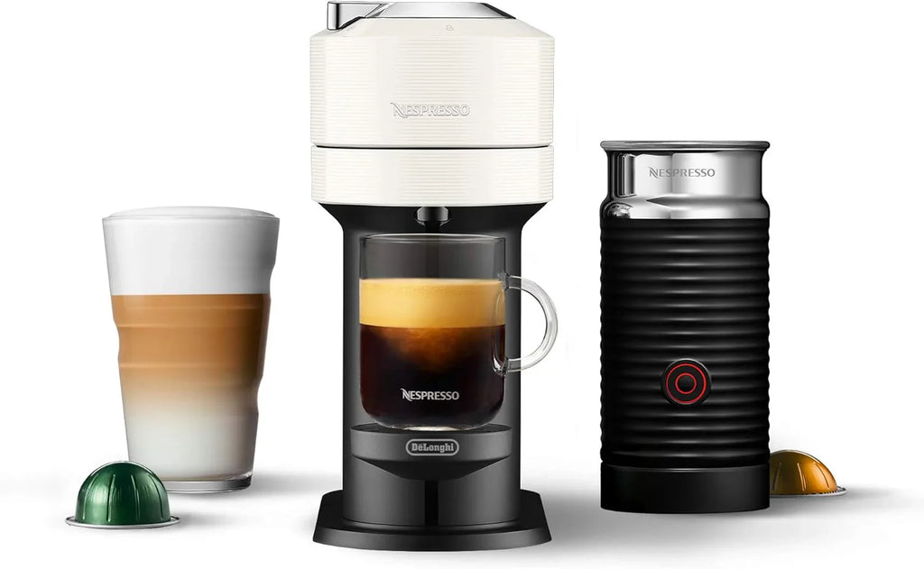 Nespresso Vertuo Next de De’Longhi – Machine à café et expresso blanche