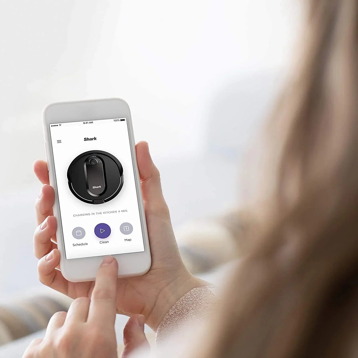 Aspirateur robot à commande vocale avec navigation Matrix Clean, cartographie de la maison, autonomie de 60 jours, base auto-vidante XL