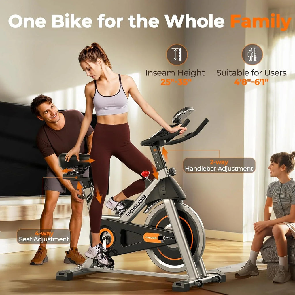 Vélo de fitness de marque Arita Tapis de course de fitness fixe à domicile Conception silencieuse, support pour tablette