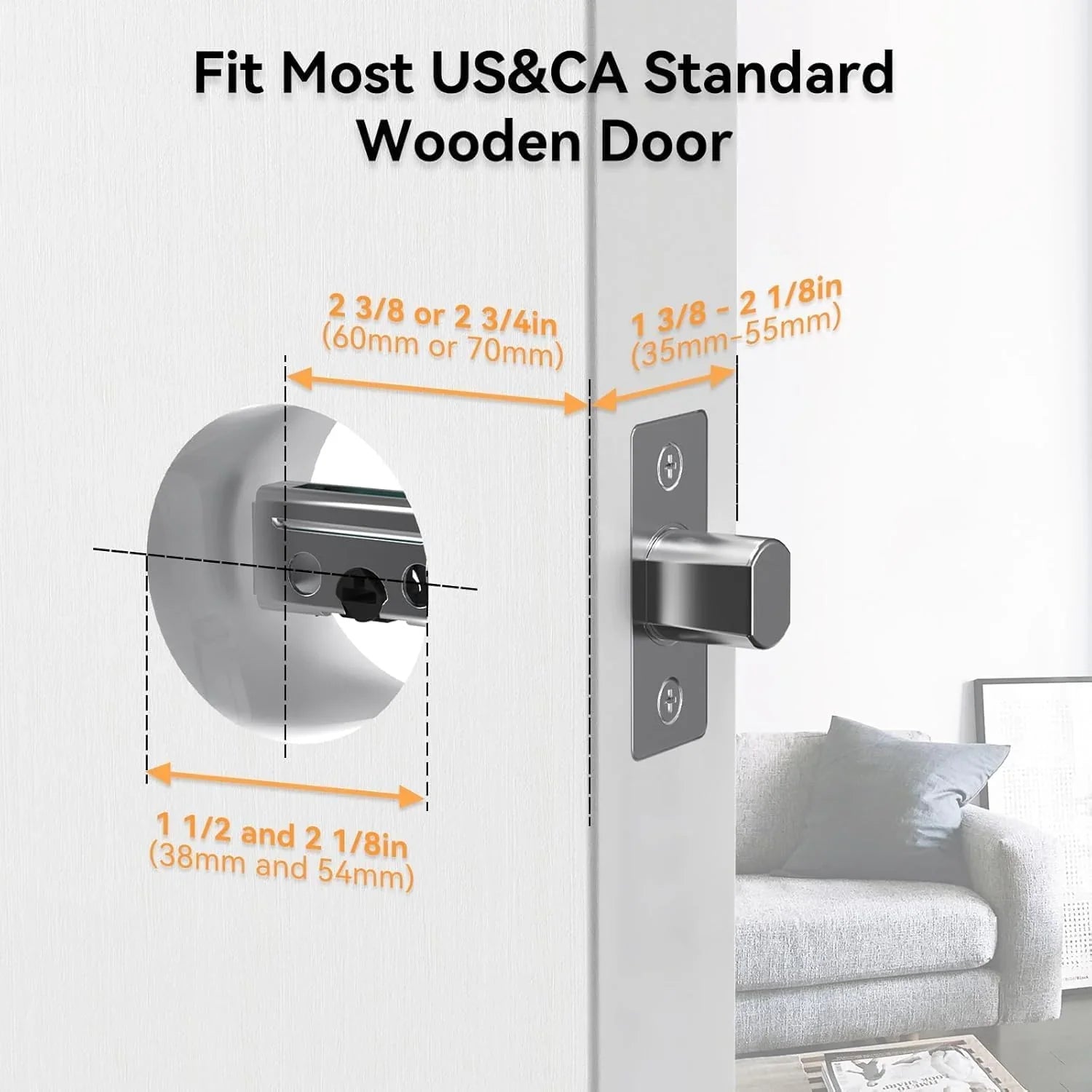 Serrure vidéo intelligente avec sonnette, caméra Wi-Fi intégrée, contrôle par application, commande vocale, verrouillage automatique, IP65, appel vidéo