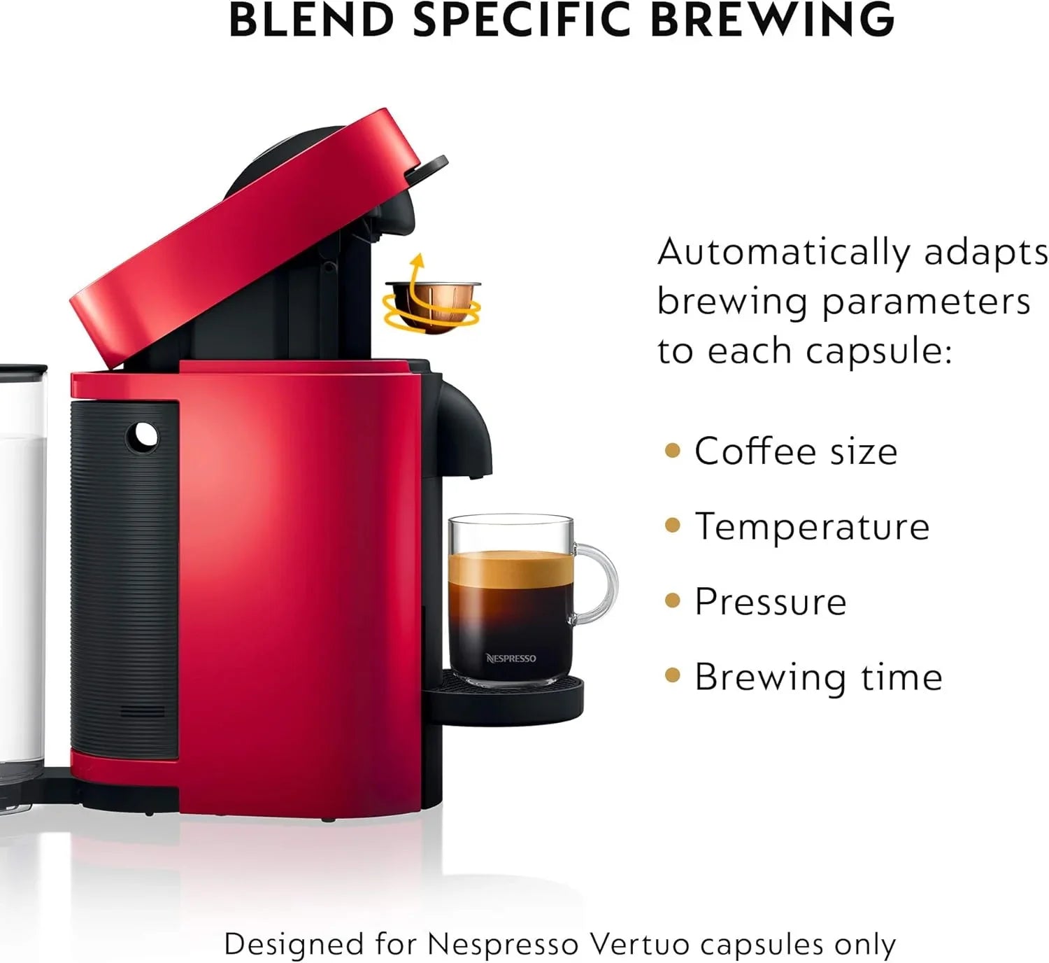 Machine à café et expresso Nespresso Vertuo Plus de De'Longhi