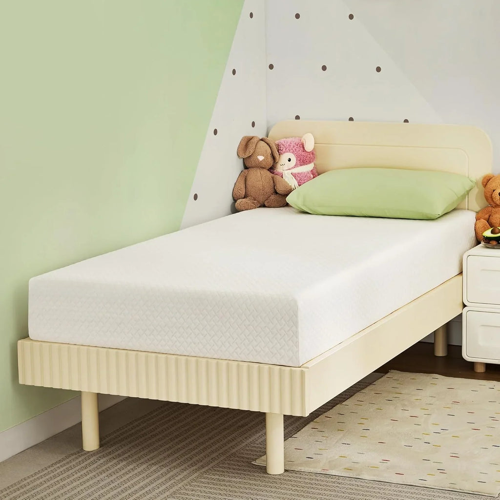 Matelas double de 8 pouces avec mousse à mémoire de forme pour un soutien moyennement ferme