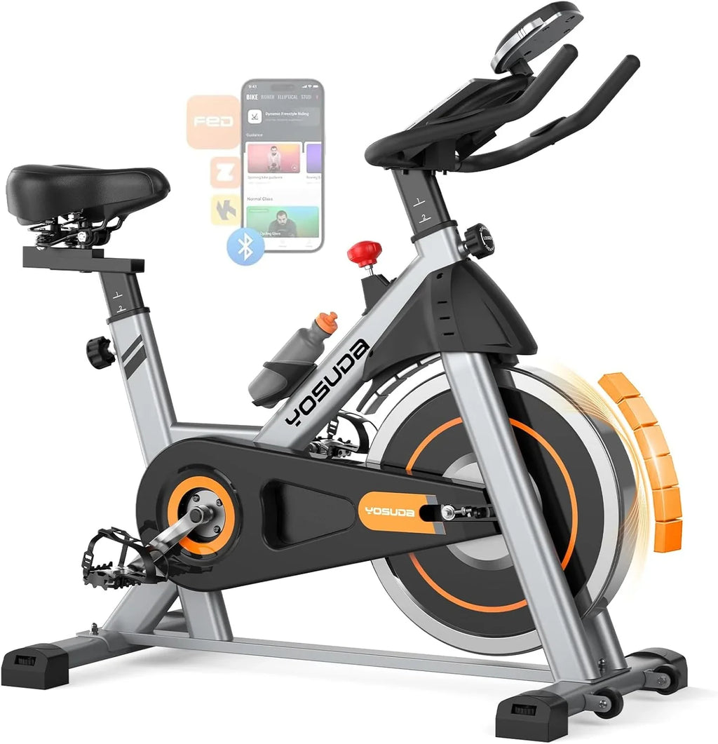 Vélo de fitness de marque Arita Tapis de course de fitness fixe à domicile Conception silencieuse, support pour tablette