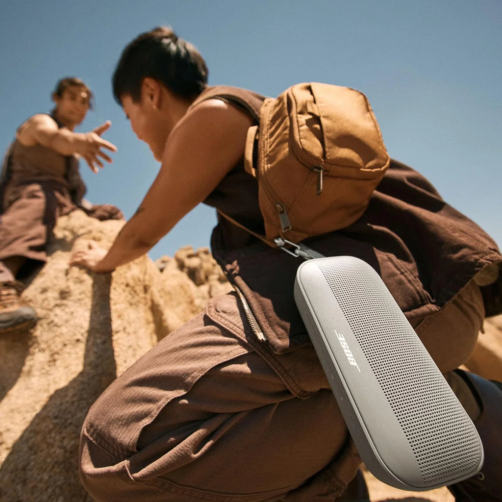 Enceinte Bluetooth portable Bose SoundLink Flex (2e génération), enceinte d'extérieur portable avec audio Hi-Fi, jusqu'à 12 heures d'autonomie, étanche à l'eau et à la poussière