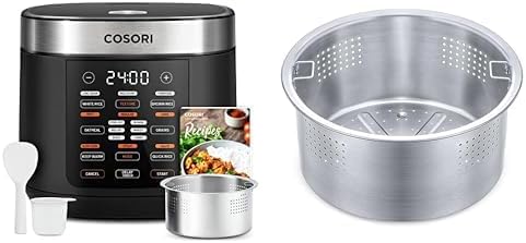 Cuiseur à riz COSORI 10 tasses, maintien au chaud 24 h/24, 18 fonctions, cuiseur à riz à logique floue
