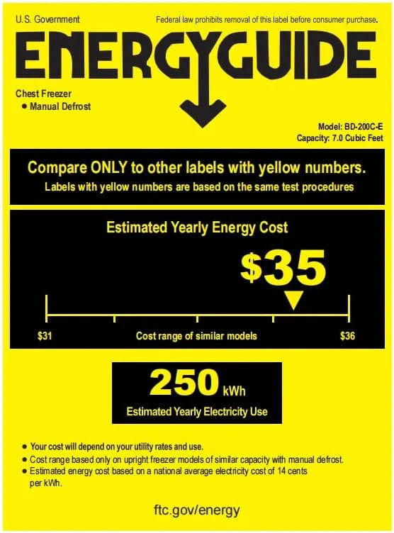 EUHOMY 3.5 Cubic Foot Upright Freezer, Small Deep Freezer, Adjustable 7 Thermostats, Quiet Mini Freezer, Freestanding Top Door