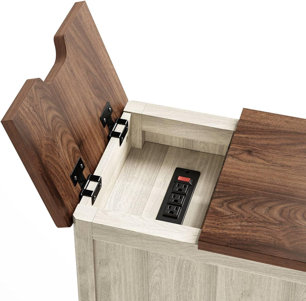 Table d'appoint de ferme Table d'appoint étroite Petite table de chevet