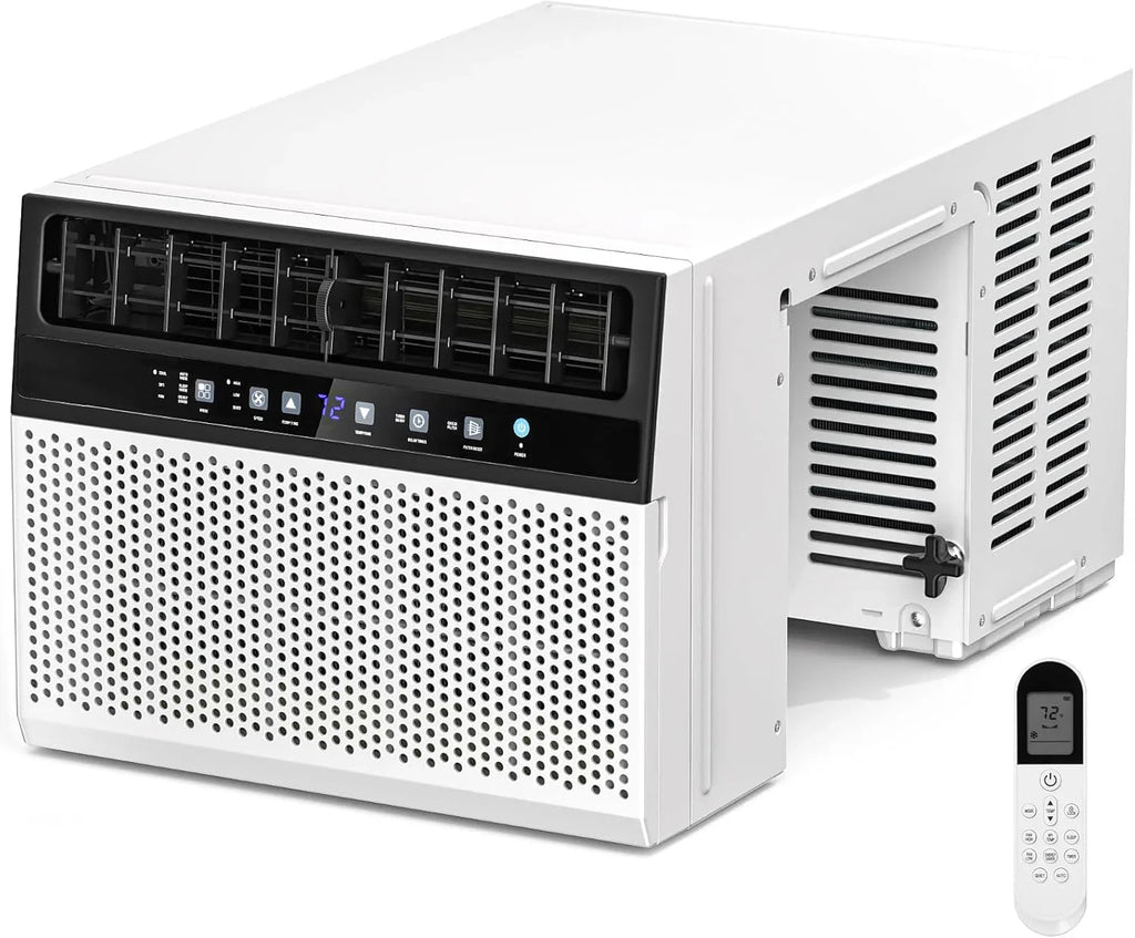 Climatiseur de fenêtre en U Antarctic Star 12 000 BTU, refroidit jusqu'à 550 pi² avec 6 modes, minuterie 24 h, climatiseurs de fenêtre ultra silencieux