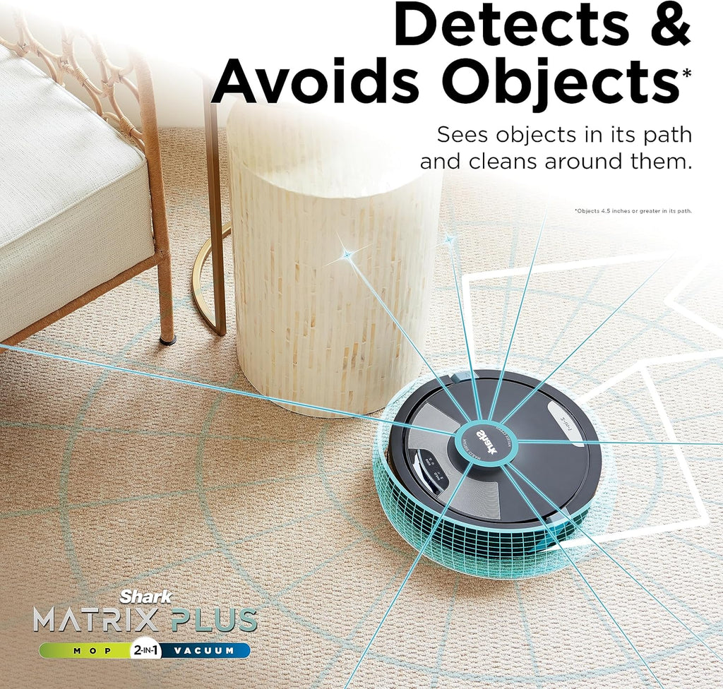 Aspirateur robot IA avec base à vidage automatique XL HEPA, sans sac, autonomie de 60 jours, navigation LiDAR