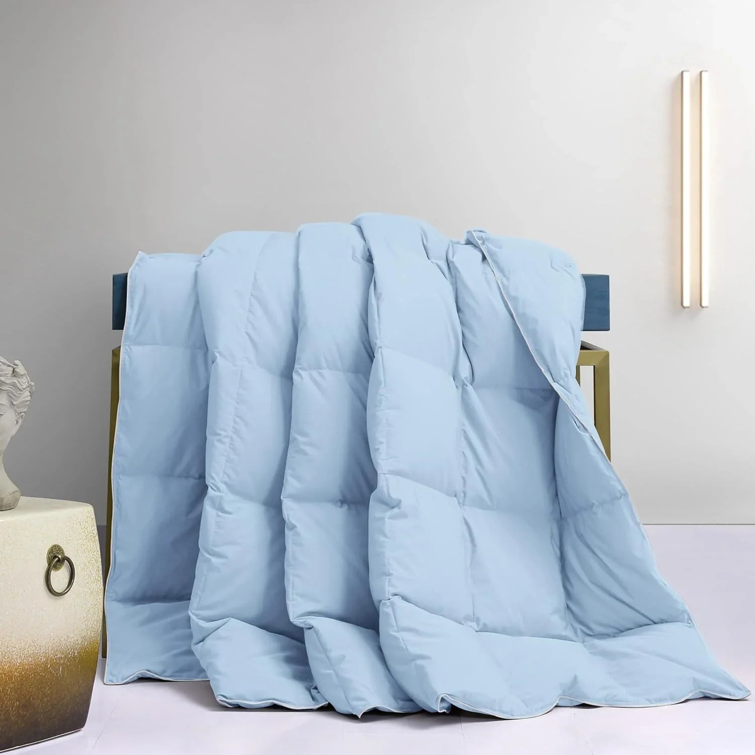 Couette en duvet de qualité supérieure avec design à cloisons 3D