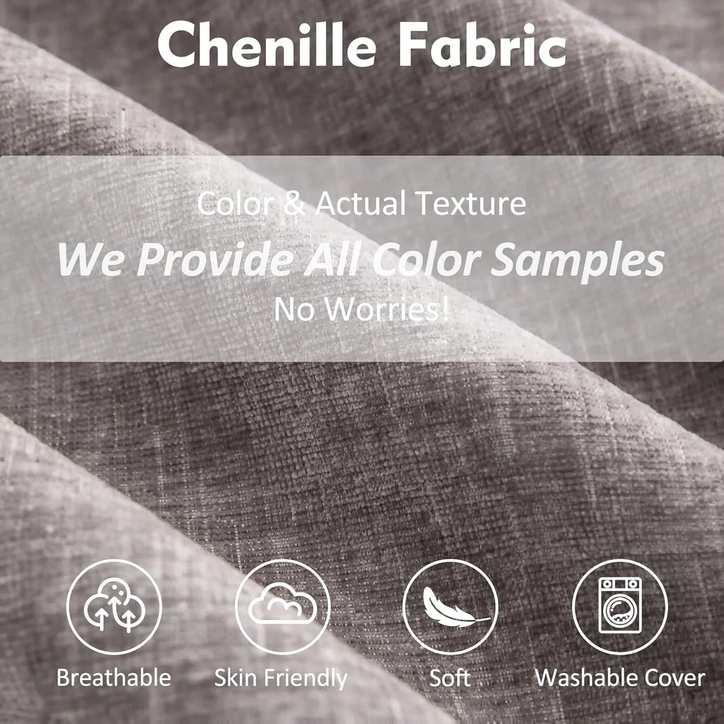 Canapé en U 108 pouces, canapé sectionnel, canapé Cloud confortable avec repose-pieds amovible, canapé profond pour salon, lin, beige