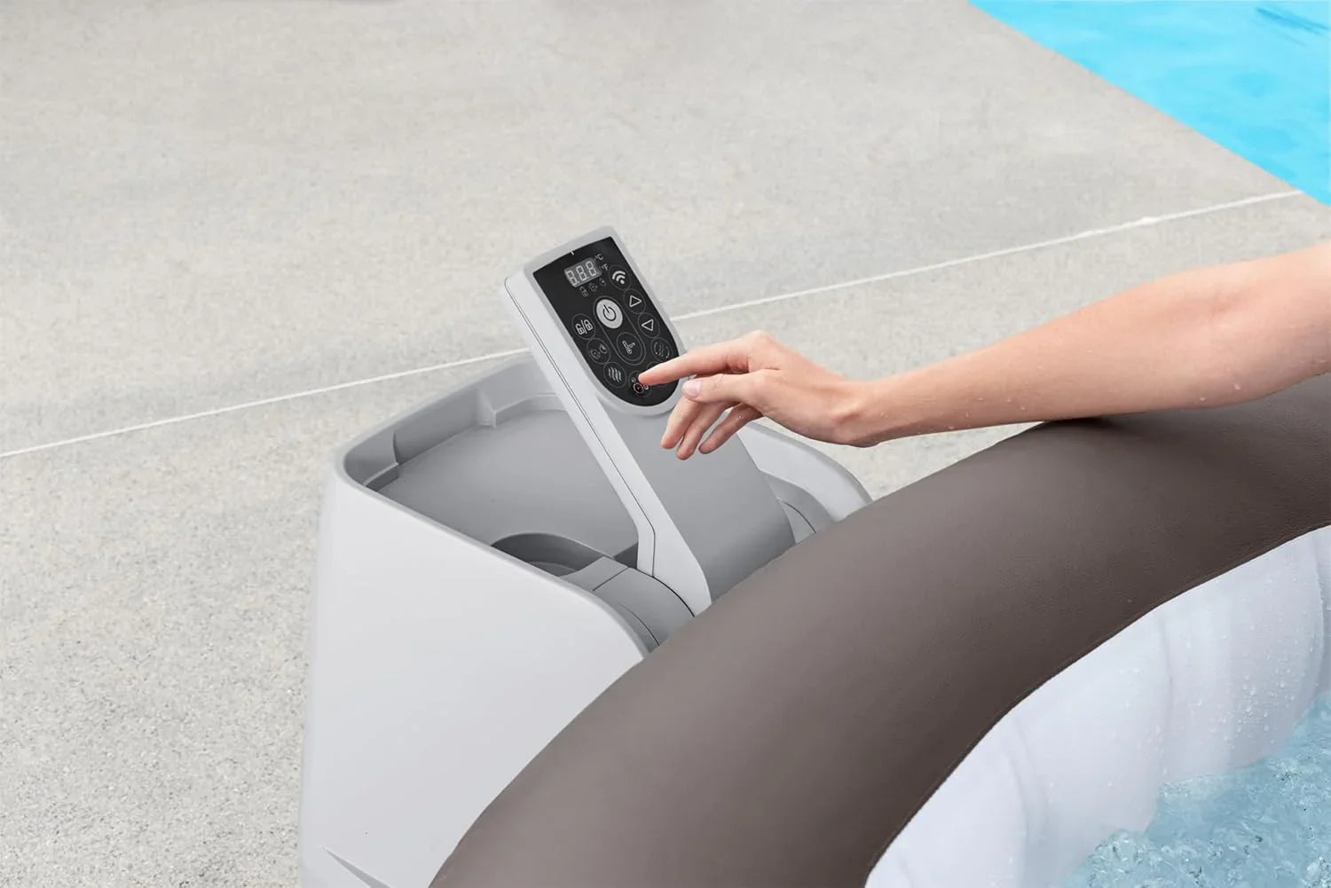 Spa gonflable Bestway SaluSpa Miami EnergySense AirJet (180 x 66 cm) | Spa portable avec 2 housses