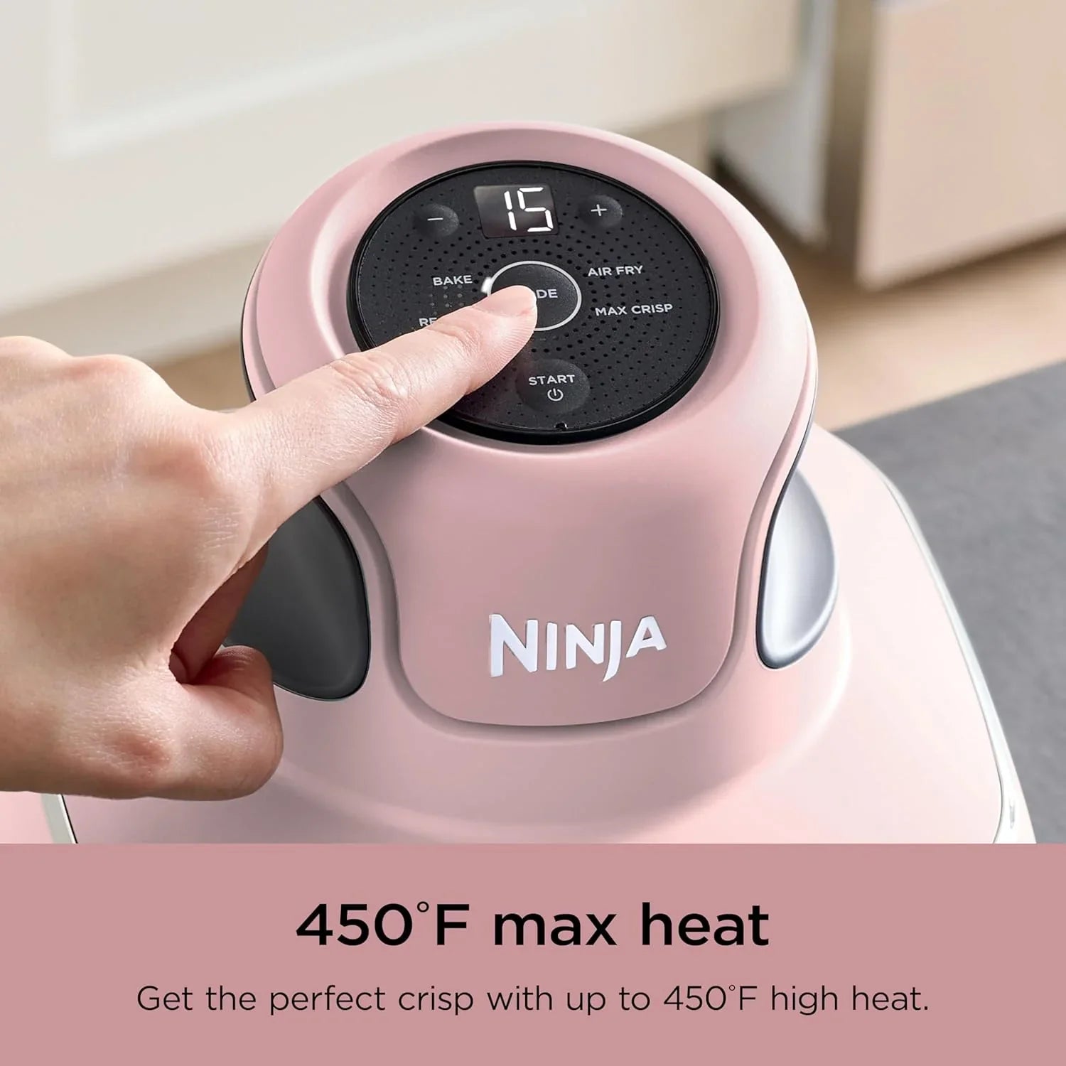 Ninja Crispi Friteuse à air portative en verre 4-en-1