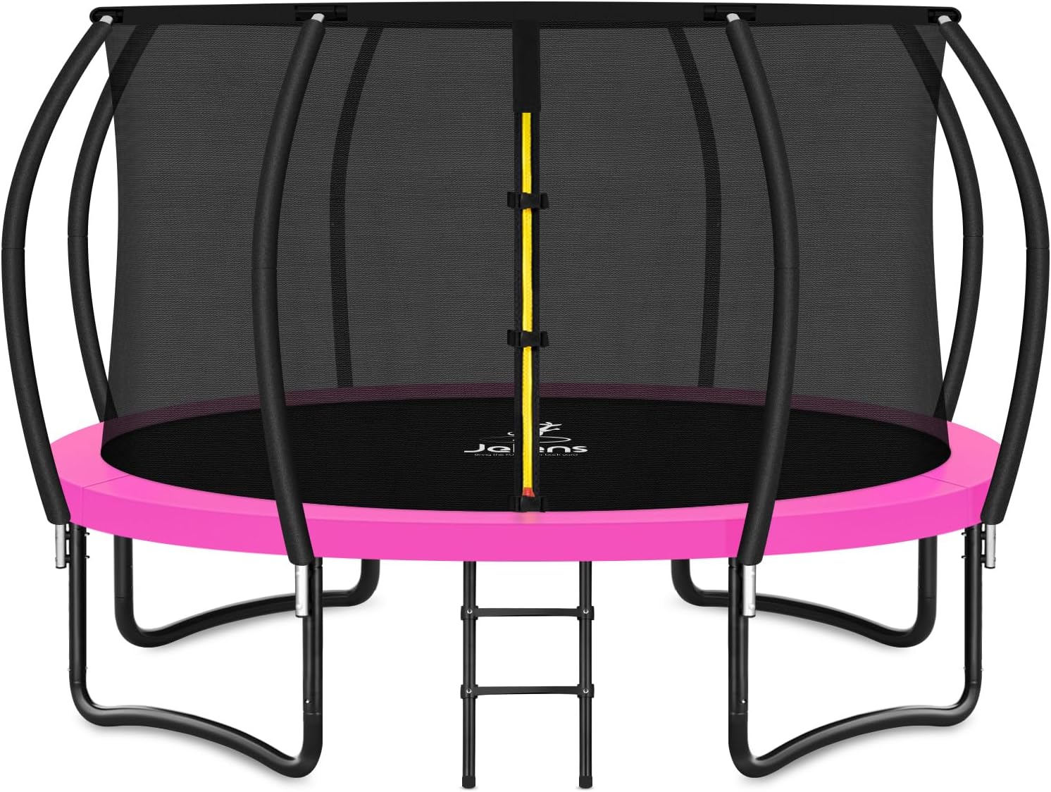Trampoline Trampoline de loisirs avec filet de clôture et échelle, trampoline d'extérieur antirouille pour enfants et adultes