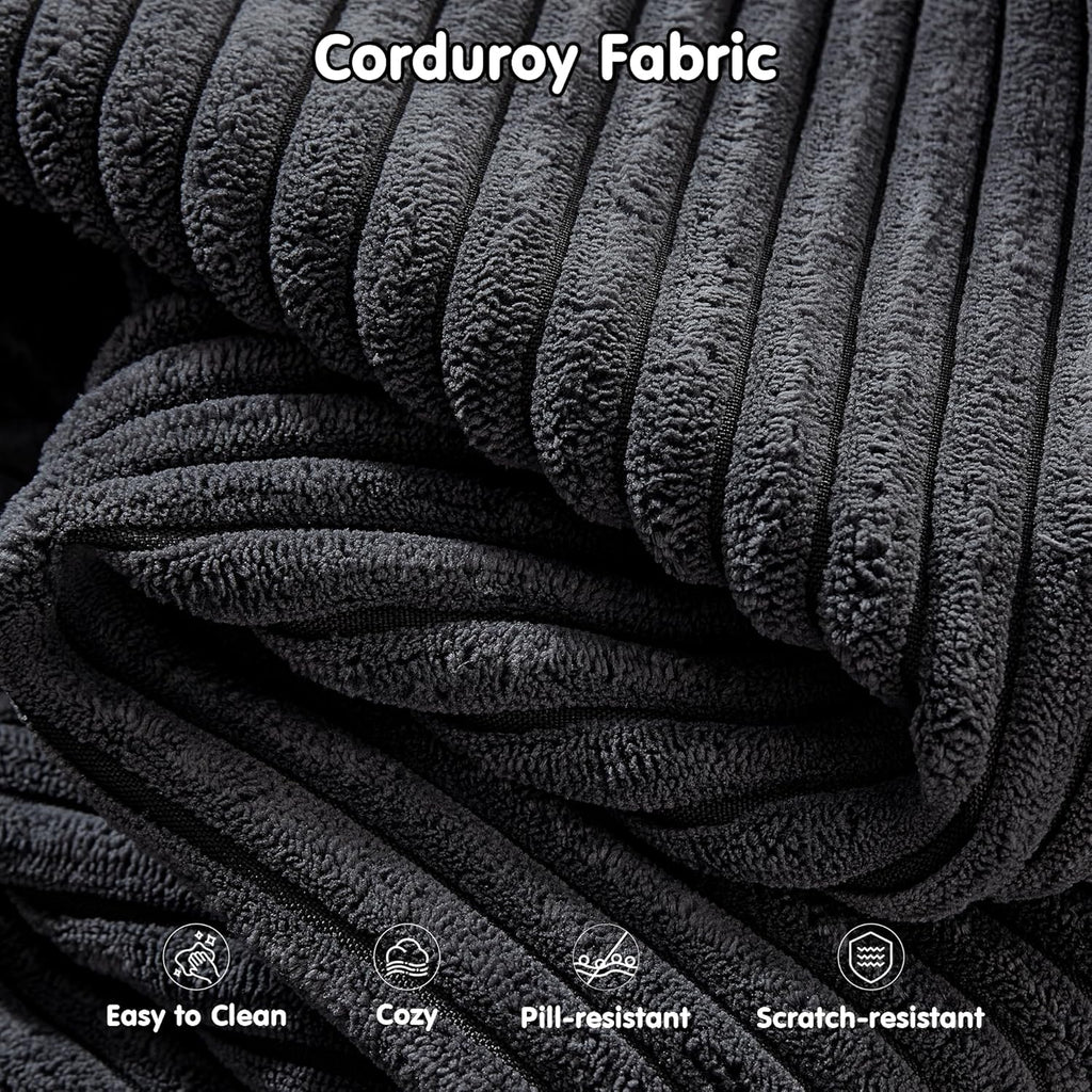 Canapé Ovios 104" Cloud Section Fauteuil en L, canapé modulaire moderne