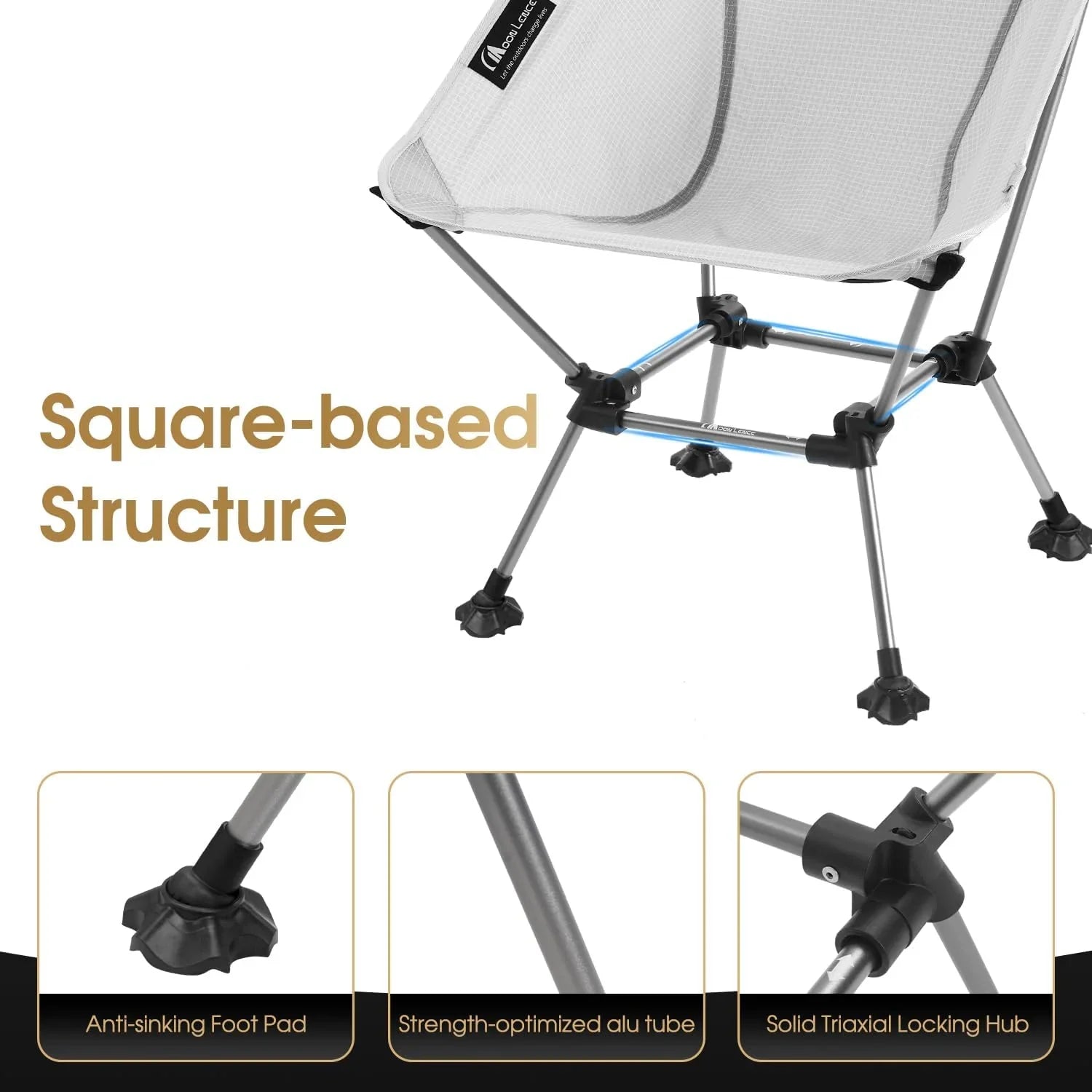 Chaise de camping portable et chaise pliante pour la randonnée et la randonnée