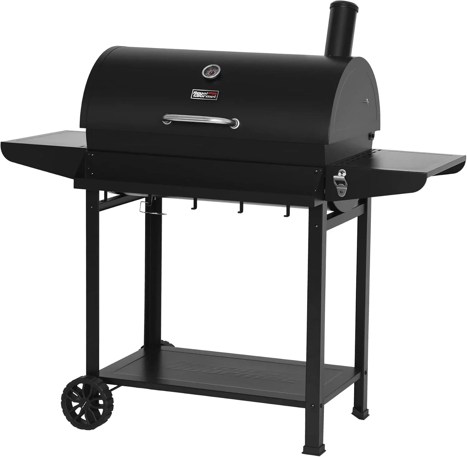 Barbecue au charbon de bois Royal Gourmet CC1830T de 30 pouces avec grille de réchaud et panier de rangement avant, barbecue extérieur avec 627 po²