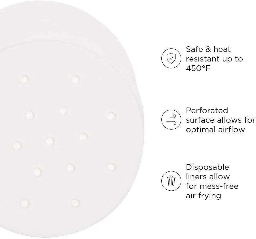 Friteuse à air double panier Chefman 6 pintes - Écran tactile numérique, finition Smart Sync, friture haute température, arrêt automatique, 2 poêles antiadhésives indépendantes de 3 pintes, paniers lavables au lave-vaisselle