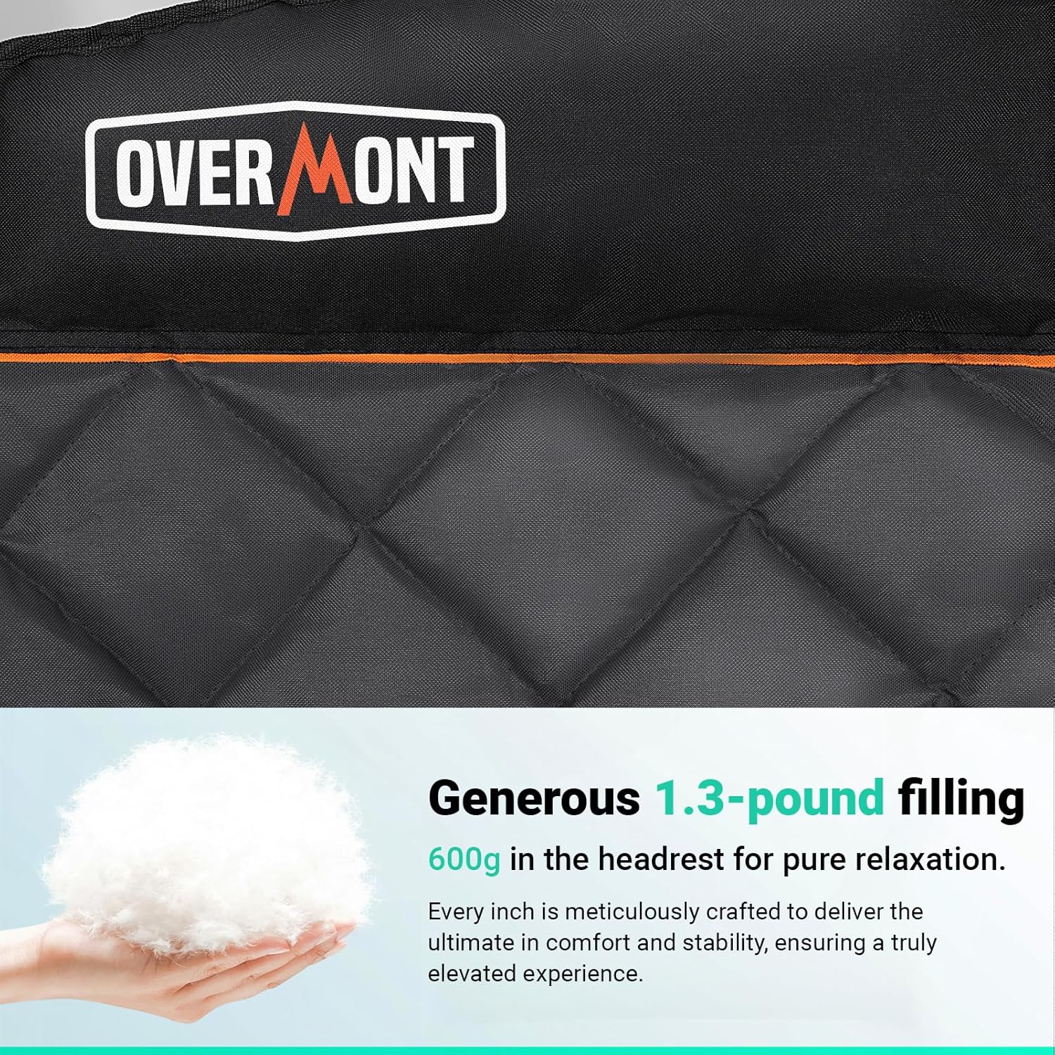 Chaise de camping double extra large - Canapé confortable pour 2 personnes, causeuse pour adulte - Chaise de jardin robuste