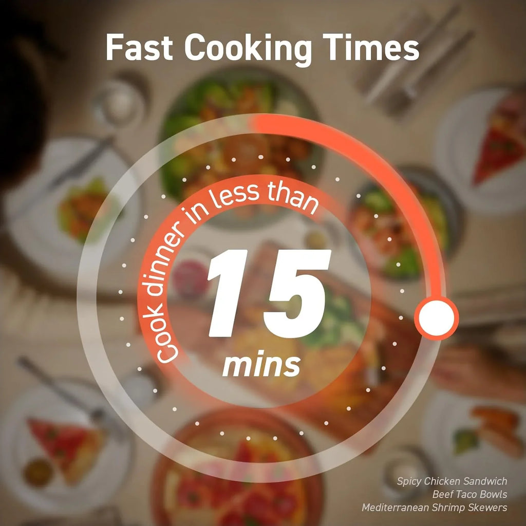 Friteuse à air 9 en 1 COSORI, compacte et grande capacité, 6 pintes, mode turbo rapide, chauffage précis de 90 à 450 °F