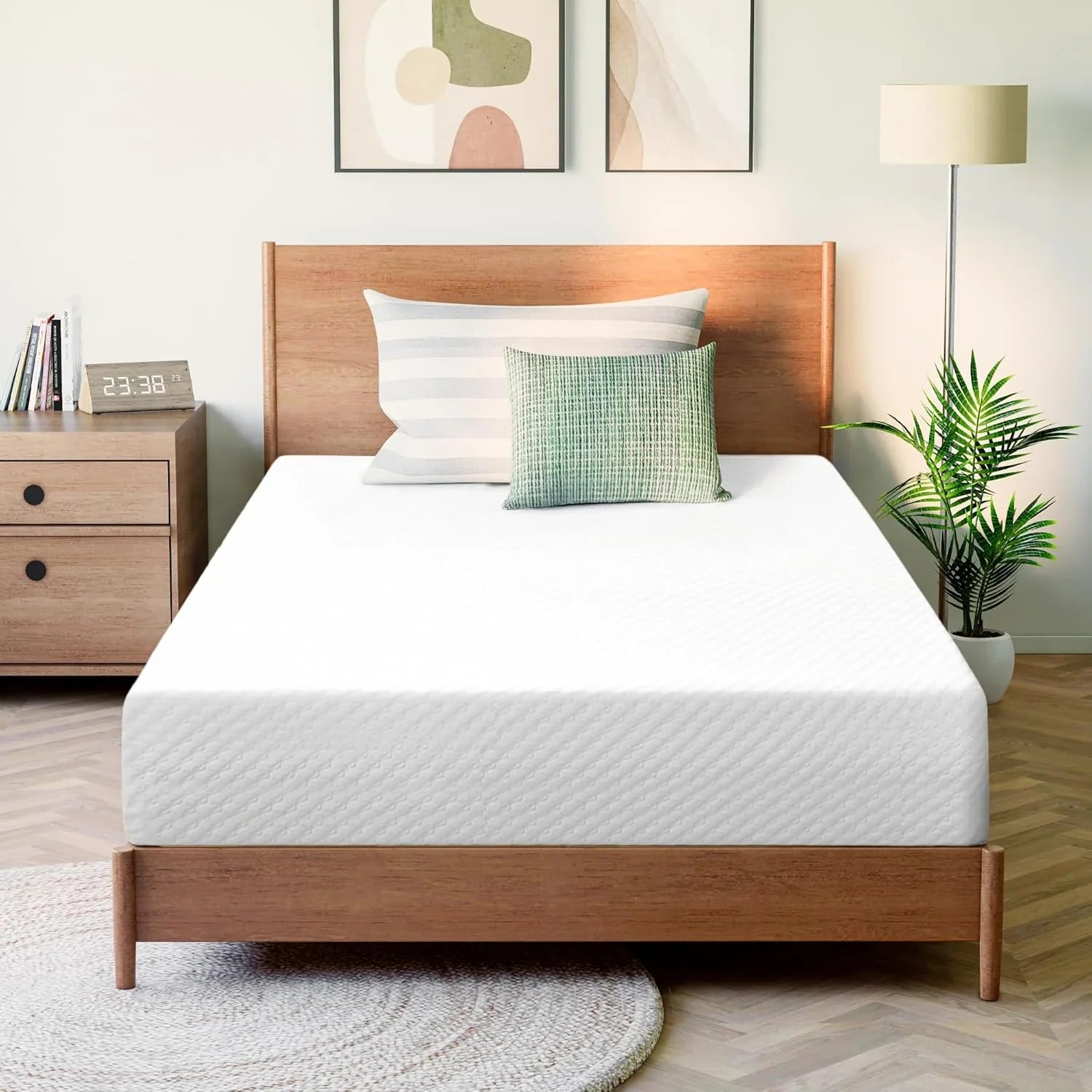 Matelas en mousse à mémoire de forme GAESTE de 8 pouces, entièrement rafraîchissant, matelas dans une boîte