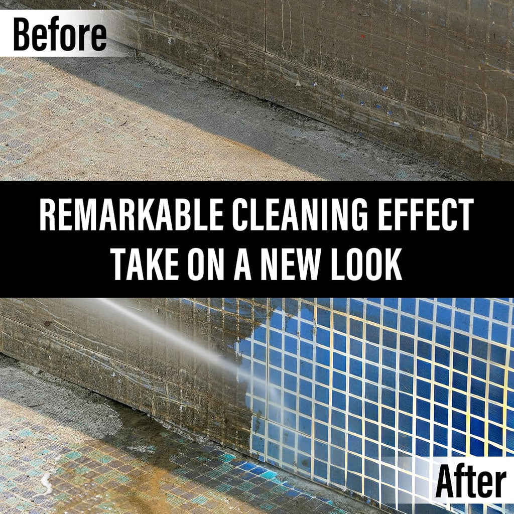 Nettoyeur haute pression électrique MZK avec buse à connexion rapide à 360° et canon à mousse facilement remplaçable