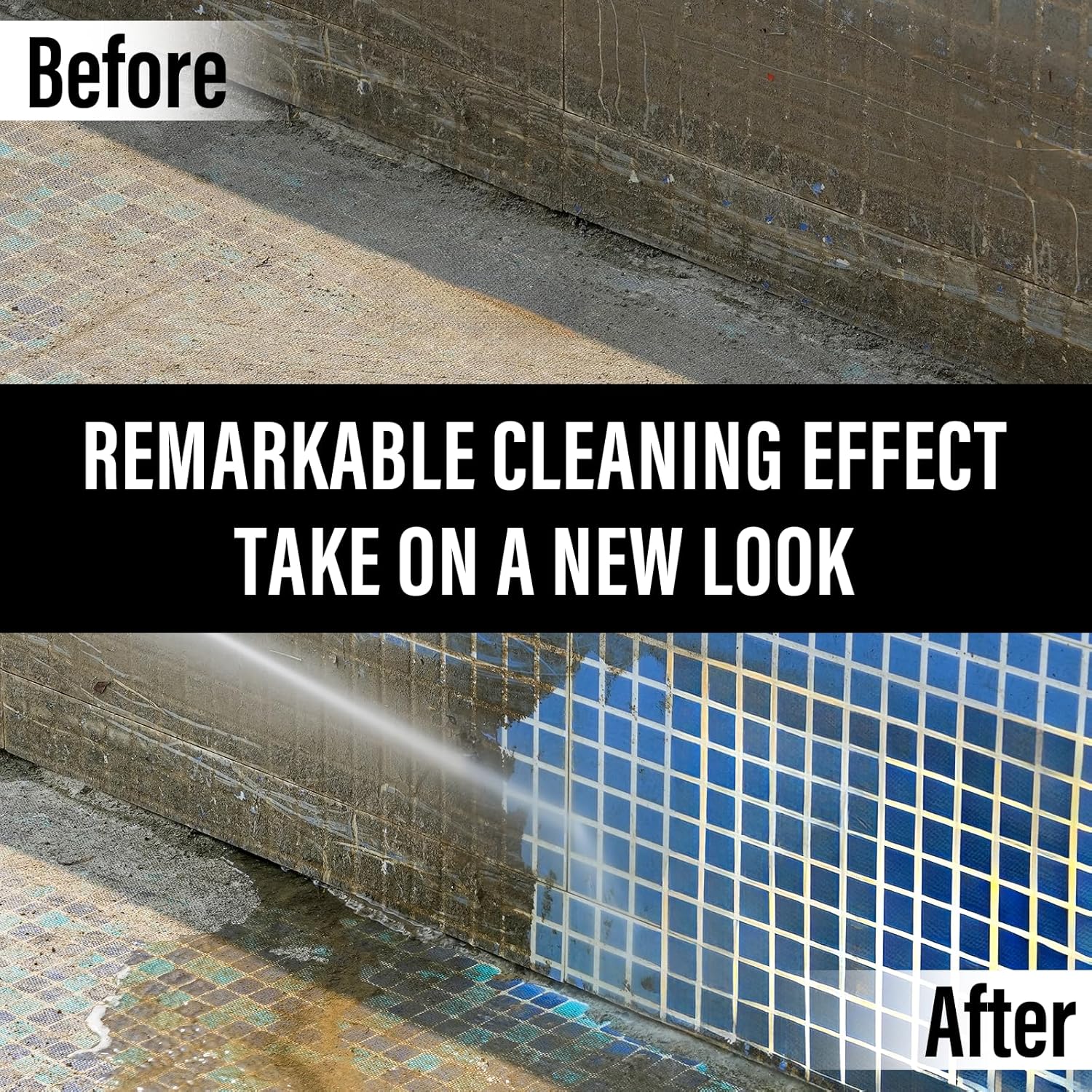 Nettoyeur haute pression électrique MZK avec buse à connexion rapide à 360° et canon à mousse facilement remplaçable