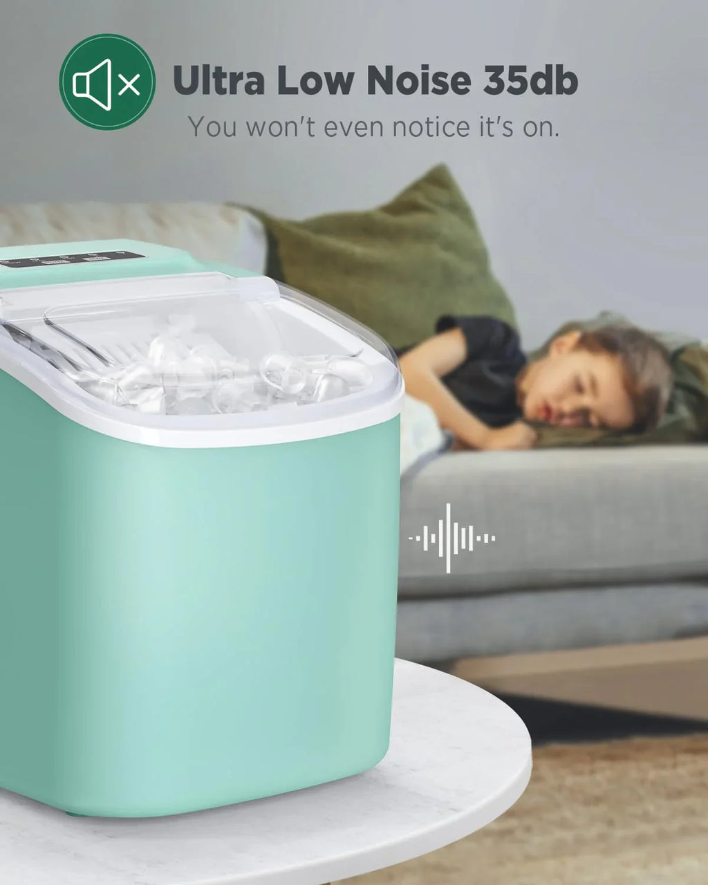 Machine à glace à mâcher Silonn avec fonction autonettoyante