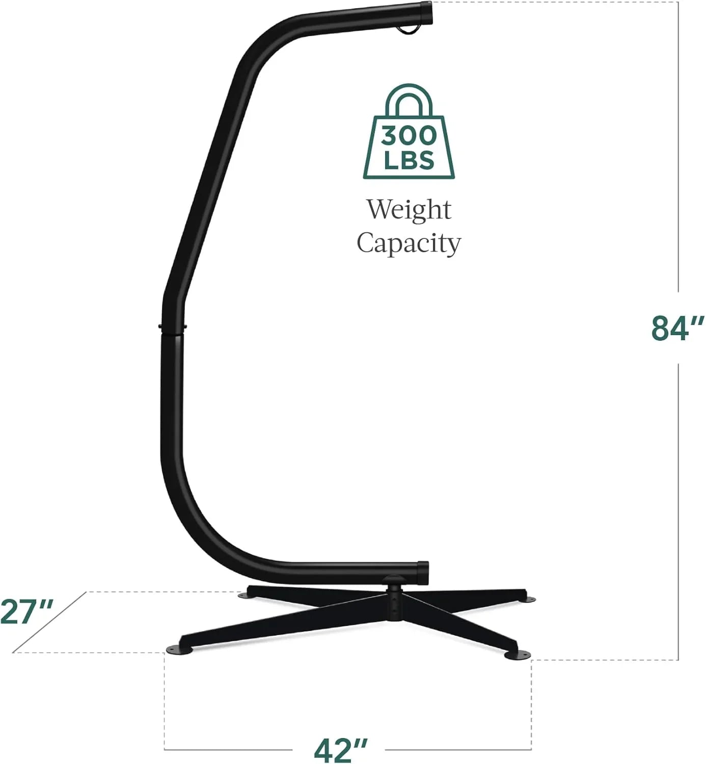 Support en C pour hamac en métal Best Choice Products