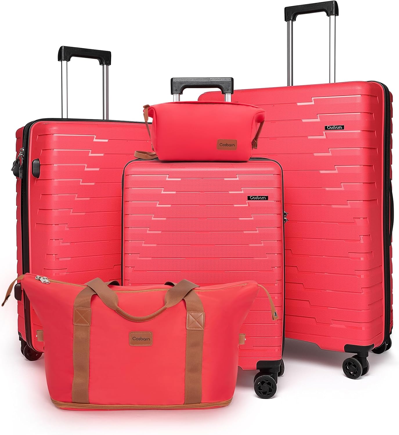 Ensemble de 5 bagages à roulettes, valise rigide en ABS avec roulettes pivotantes