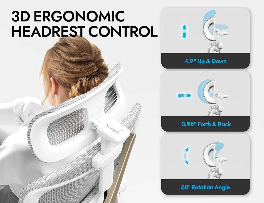 Bureau et chaise d'ordinateur de bureau, chaise de jeu, avec support lombaire et appui-tête