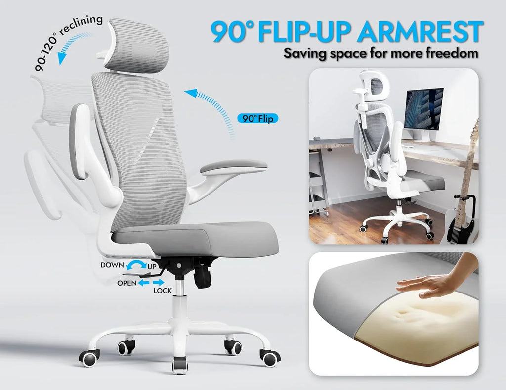 Bureau et chaise d'ordinateur de bureau, chaise de jeu, avec support lombaire et appui-tête