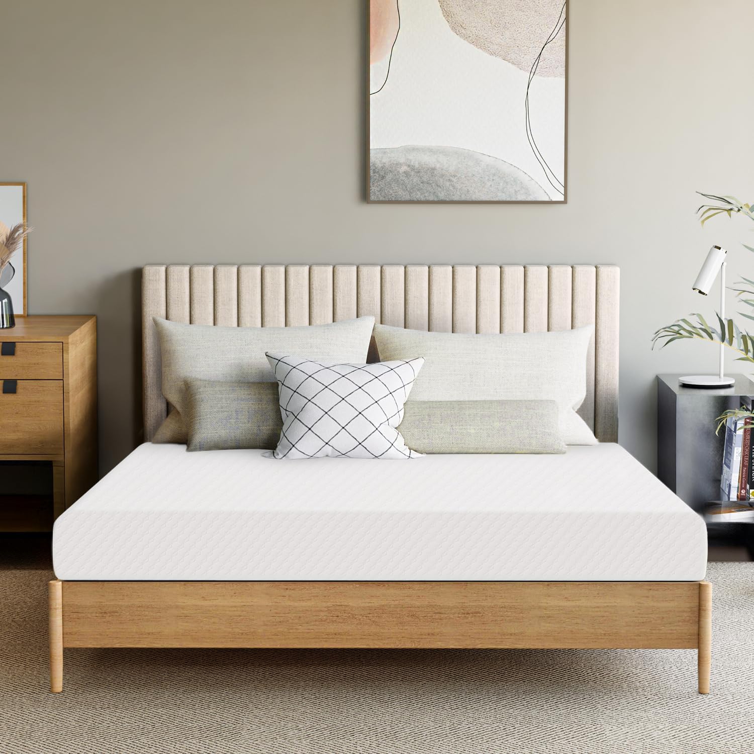 Matelas en mousse à mémoire de forme GAESTE de 8 pouces, entièrement rafraîchissant, matelas dans une boîte