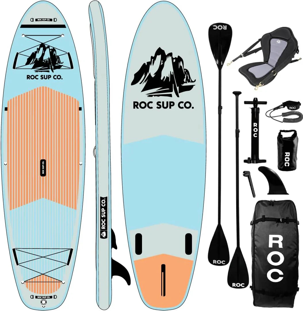 Planche de stand-up paddle gonflable ROC, accessoires de planche SUP paddle de haute qualité