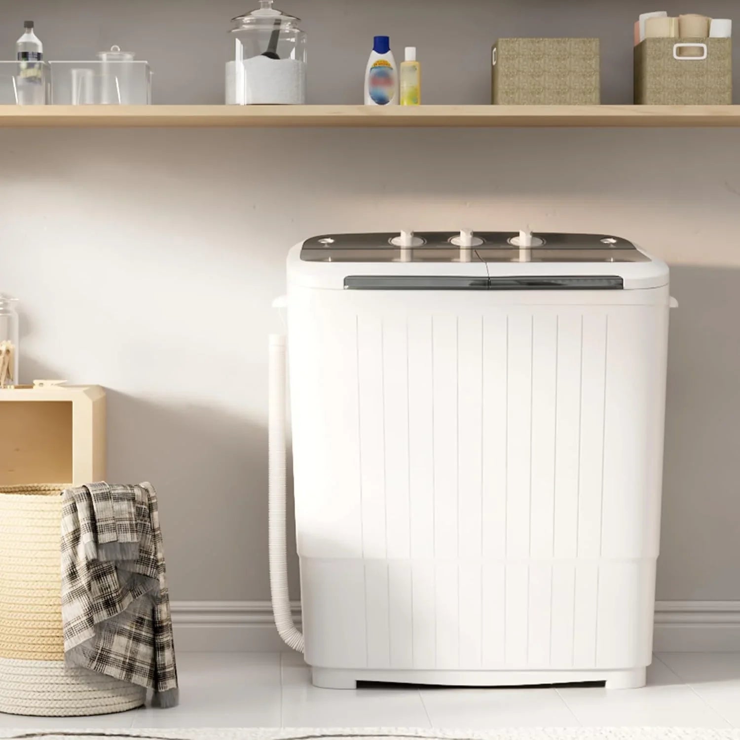 Machine à laver portable INTERGREAT, 16 lb, double cuve