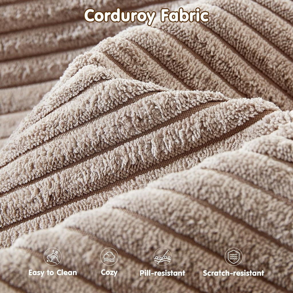 Canapé Ovios 104" Cloud Section Fauteuil en L, canapé modulaire moderne