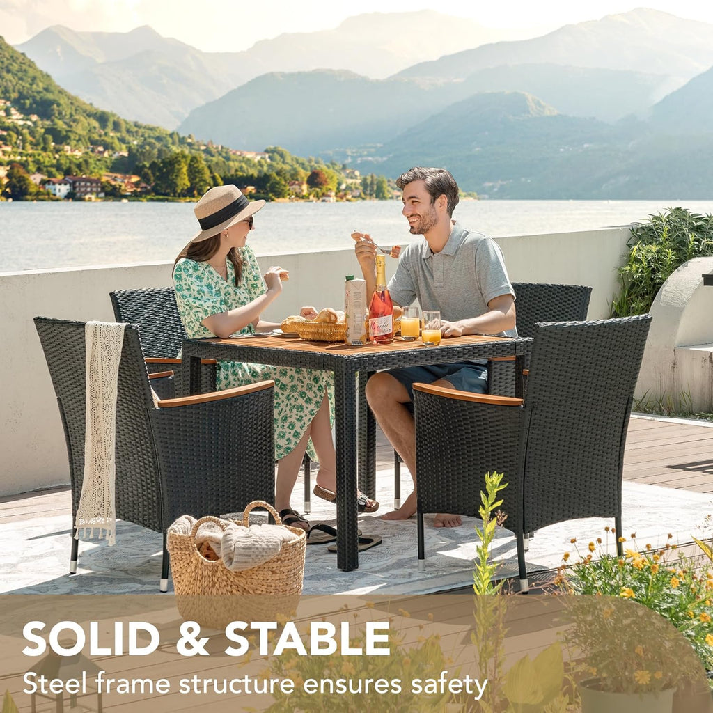 Ensemble de meubles de salle à manger Devoko 7 pièces, ensemble de salon de patio,