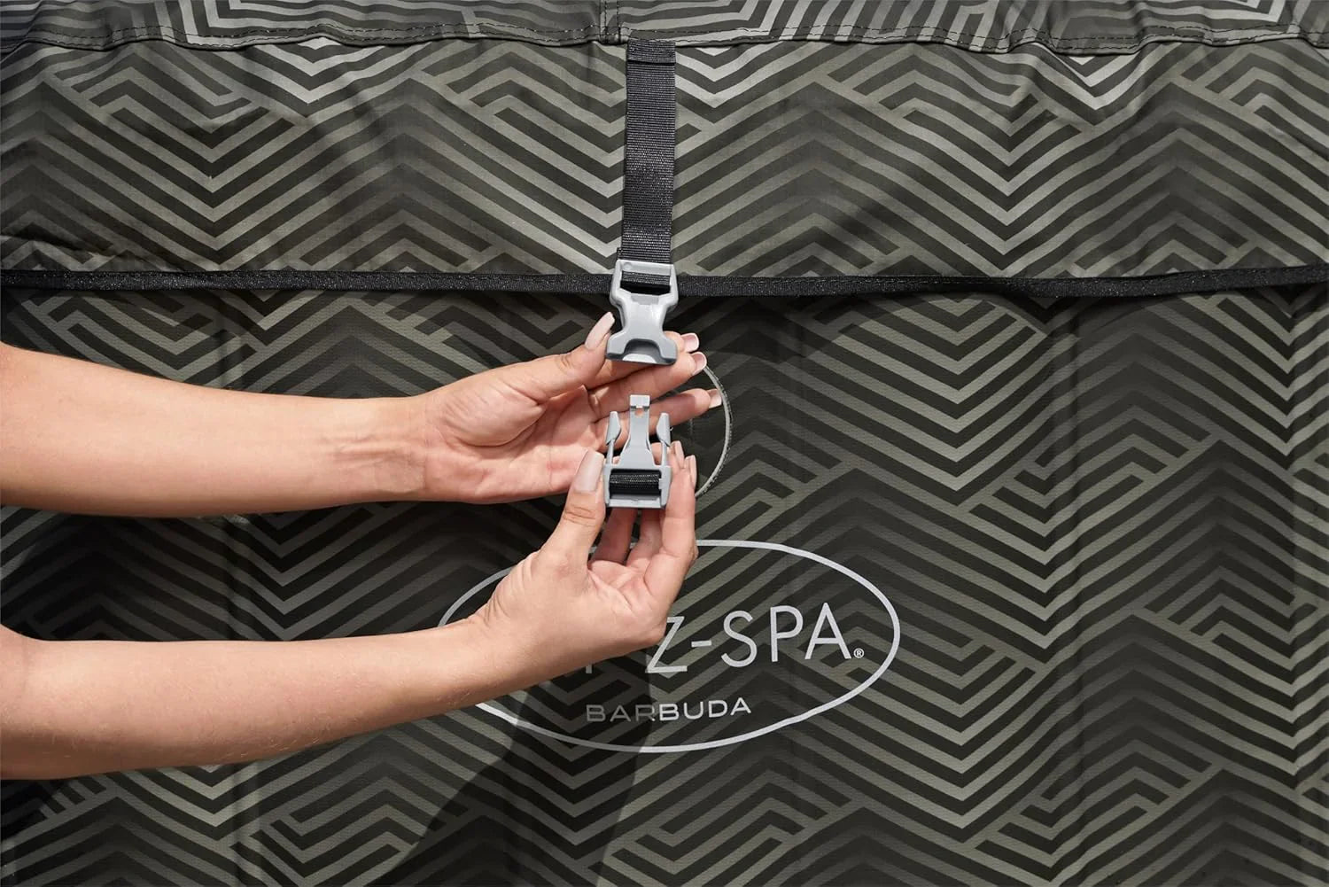 Spa gonflable Bestway SaluSpa Miami EnergySense AirJet (180 x 66 cm) | Spa portable avec 2 housses