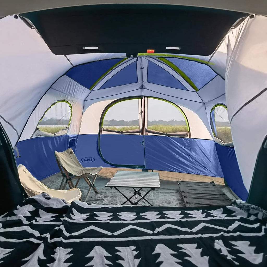 Tente de camping pour SUV, tente de hayon pour SUV 6 personnes - Facile à installer