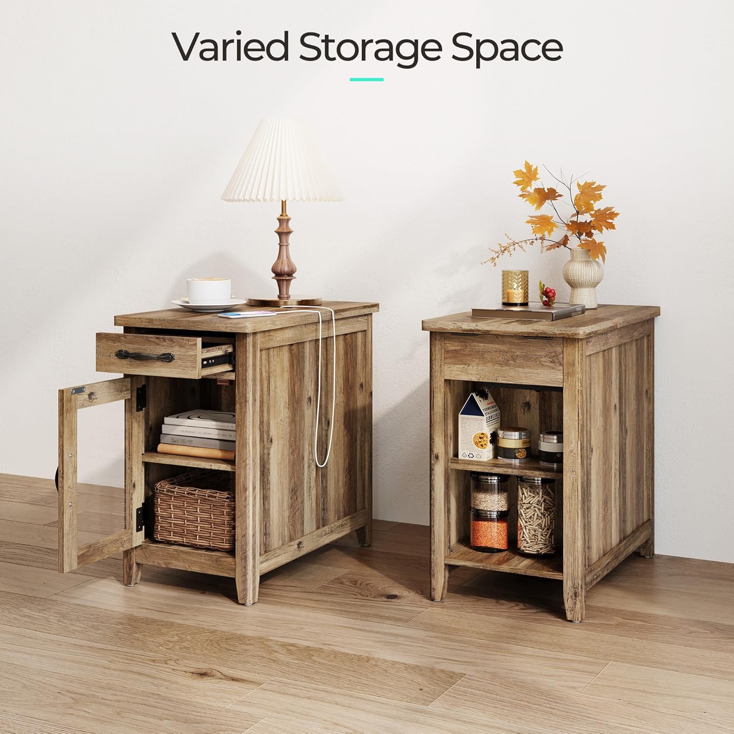 Table d'appoint de ferme Table d'appoint étroite Petite table de chevet