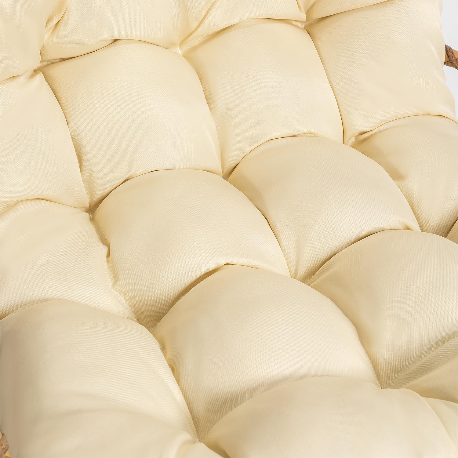 Chaise suspendue en forme d'œuf Yechen pour intérieur et extérieur avec support