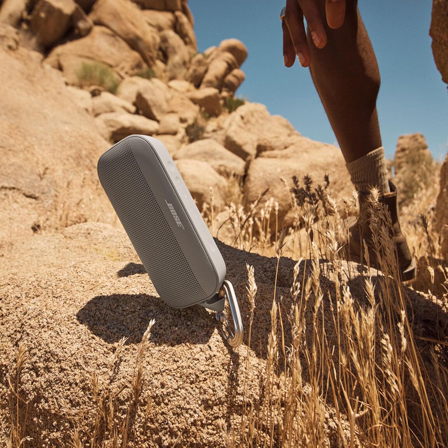 Enceinte Bluetooth portable Bose SoundLink Flex (2e génération), enceinte d'extérieur portable avec audio Hi-Fi, jusqu'à 12 heures d'autonomie, étanche à l'eau et à la poussière