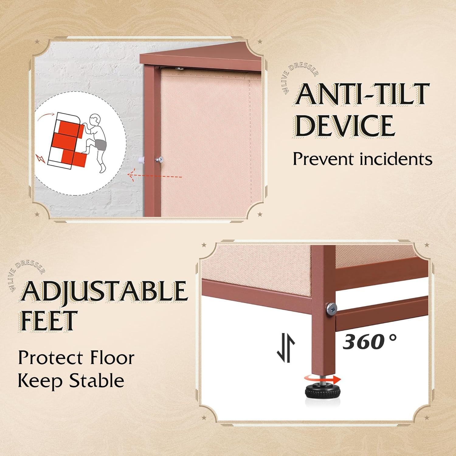 Unité de rangement avec 11 bacs en tissu, tiroirs de rangement avec cadre en acier, grande tour de rangement