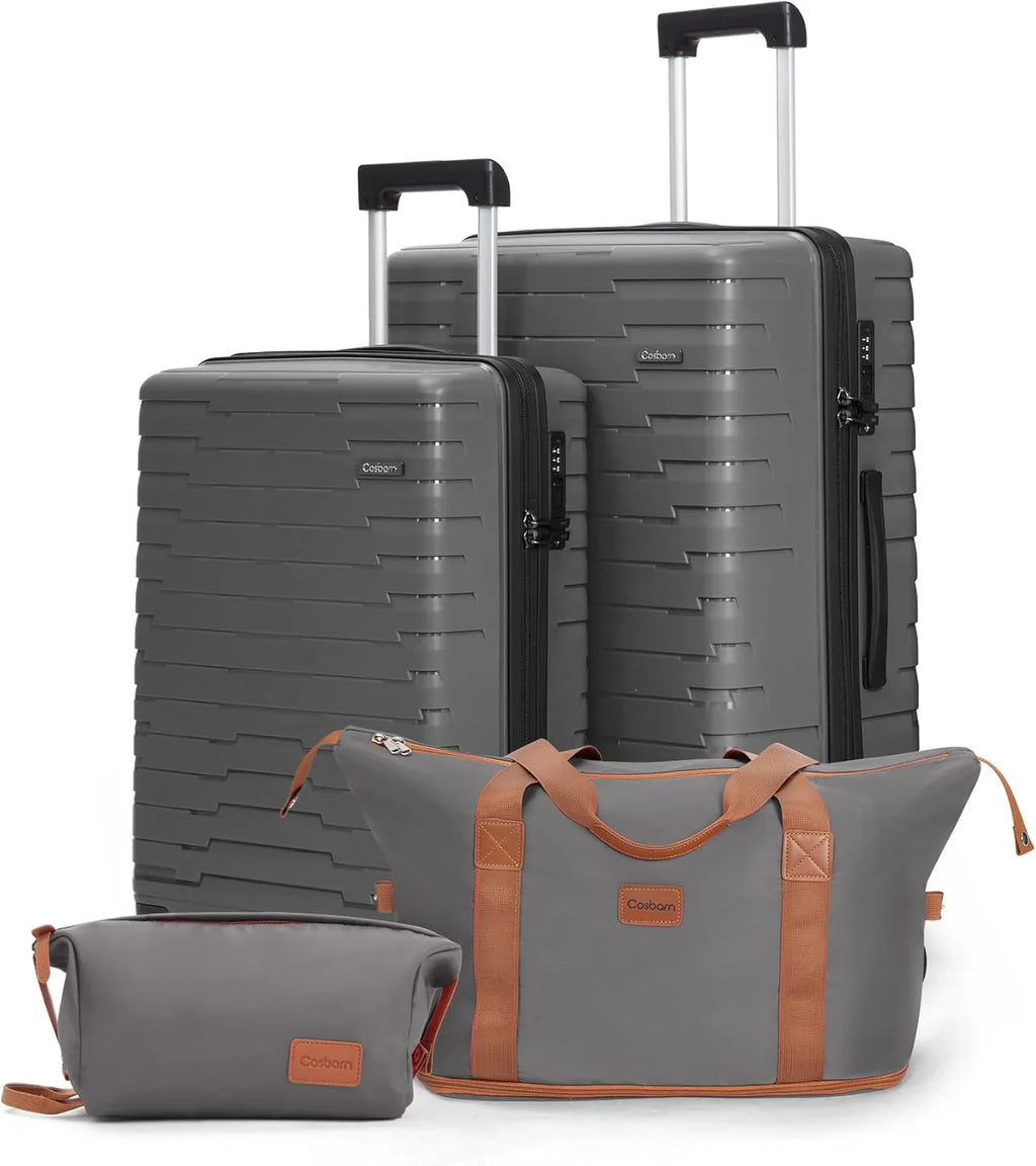 Ensemble de 5 bagages à roulettes, valise rigide en ABS avec roulettes pivotantes