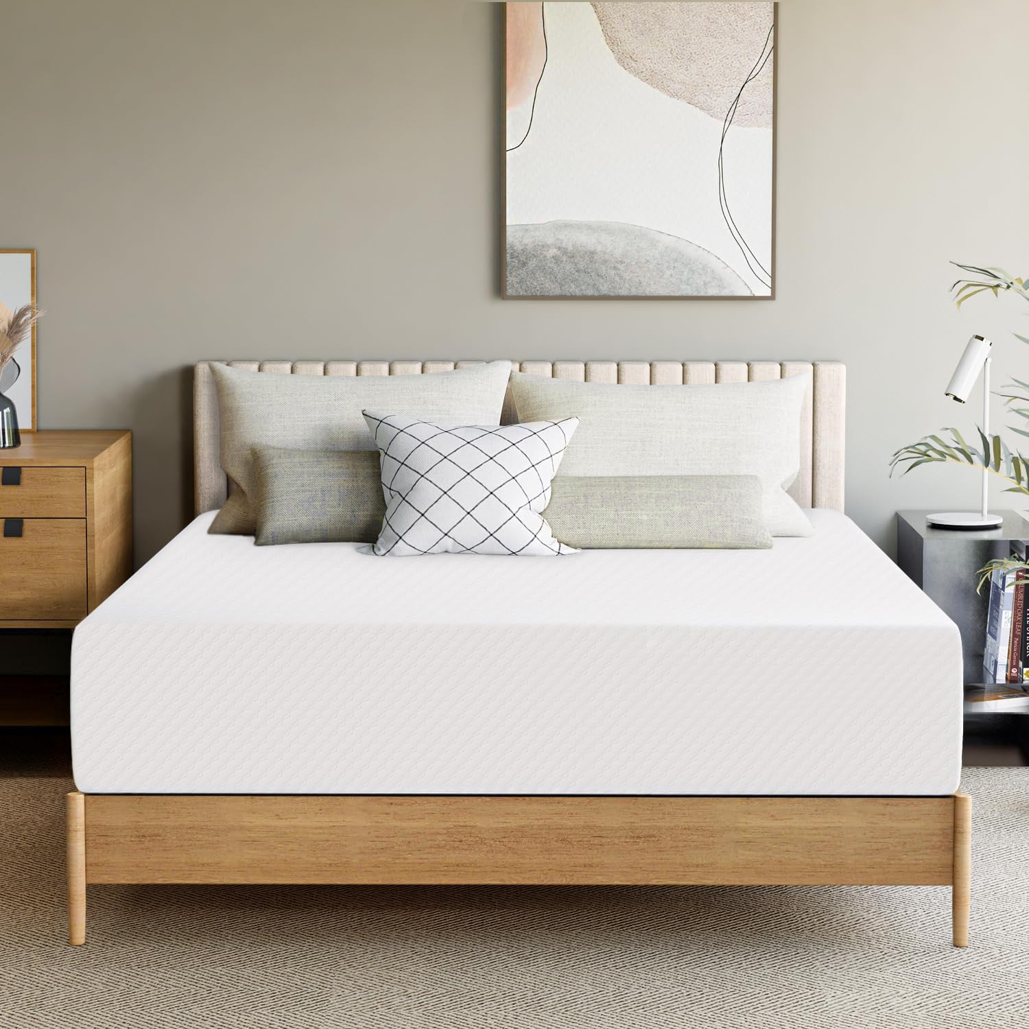 Matelas en mousse à mémoire de forme GAESTE de 8 pouces, entièrement rafraîchissant, matelas dans une boîte