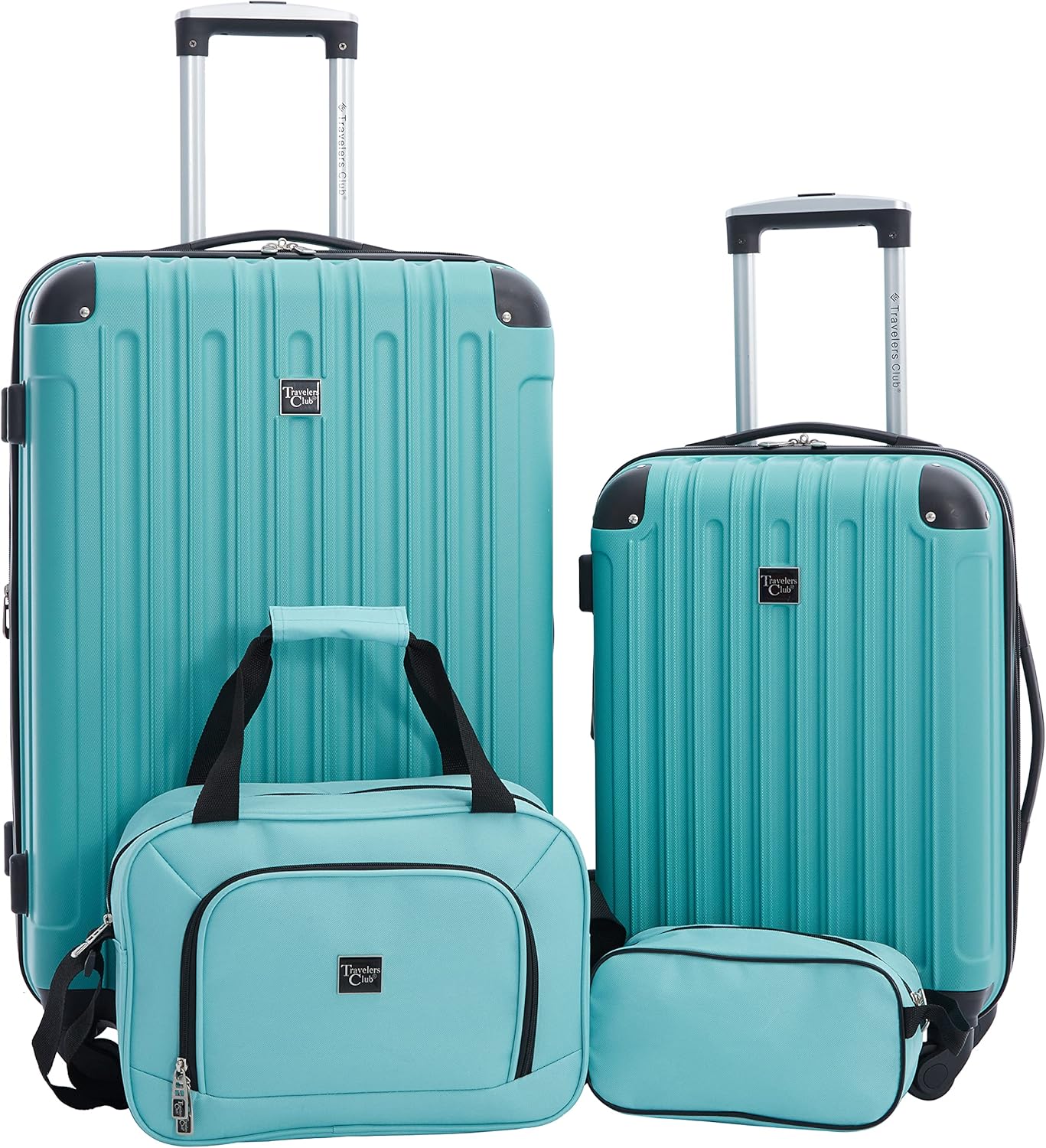 Valises de voyage rigides, lilas, lot de 4