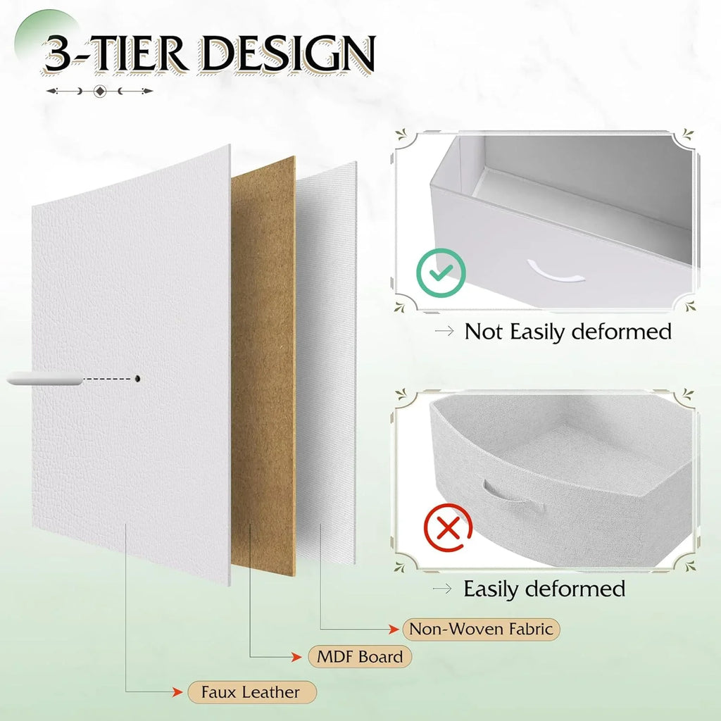 Unité de rangement avec 11 bacs en tissu, tiroirs de rangement avec cadre en acier, grande tour de rangement