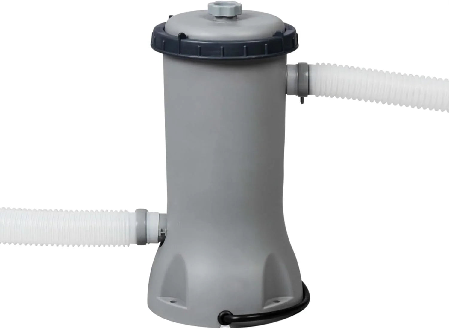 Piscine hors sol ovale Power Steel 4,3 m x 2,4 m x 100 cm | Comprend une pompe de filtration de 2070 litres, une échelle et un distributeur ChemConnect.