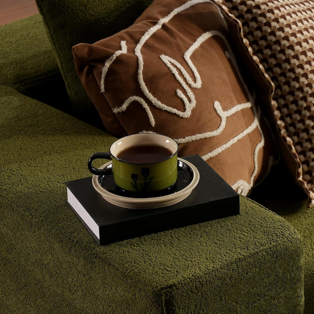 Canapé Ovios 104" Cloud Section Fauteuil en L, canapé modulaire moderne