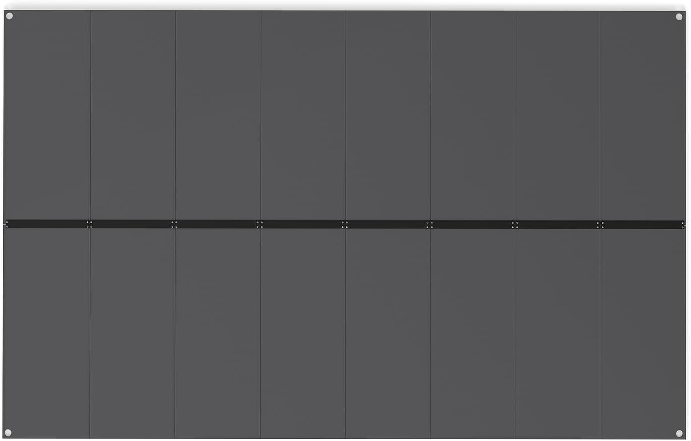 Abri de jardin en métal Costway, 7,8 m², toit à double pente, porte double verrouillable avec clé, 4 aérations, abri de jardin extérieur pour vélo, poubelle, outils, anthracite (7,8 m²)